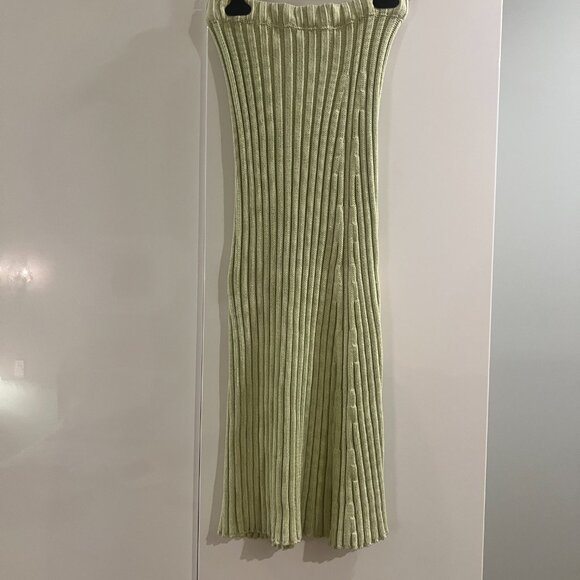 Baserange LouLou Mint Green Knit Skirt w/ Cutouts Small - Picture 8 of 8